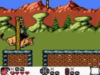 une photo d'Ã©cran de Lucky Luke sur Nintendo Game Boy Color